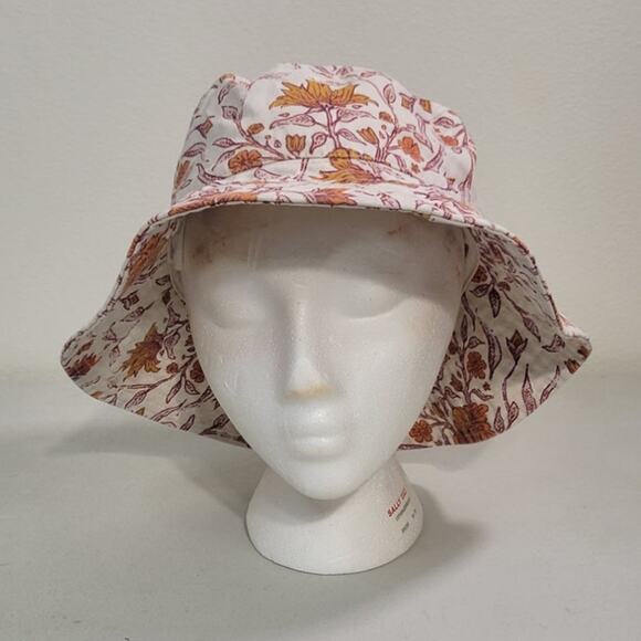 Universal Thread Bucket Hat Boho Floral Print Cottage Core Beach Hat NWOT OS - Picture 1 of 8